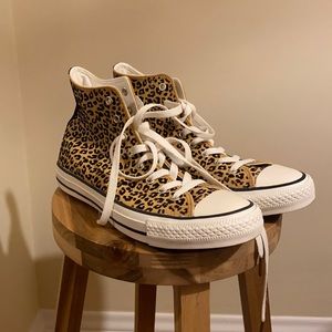 Cheetah Print Converse